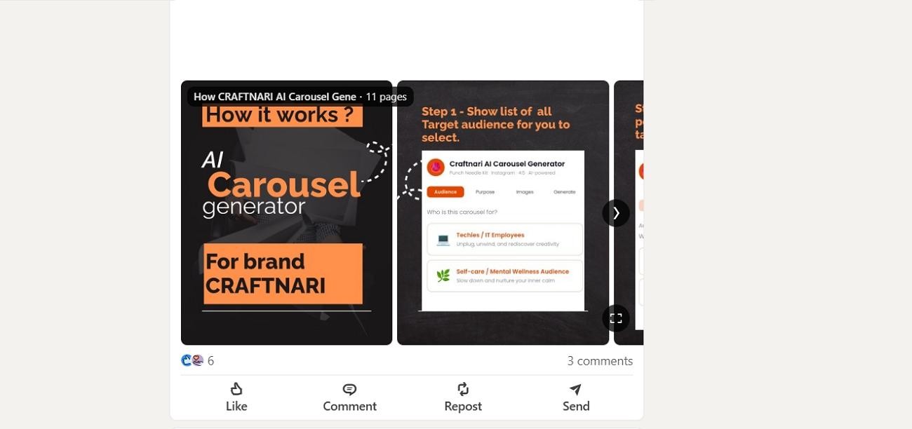 linkedin carousel how to tutorial posts