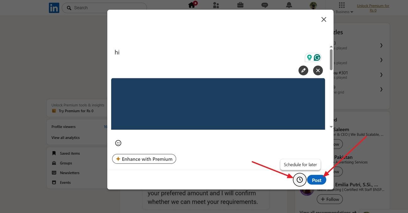 post linkedin carousel pdf file