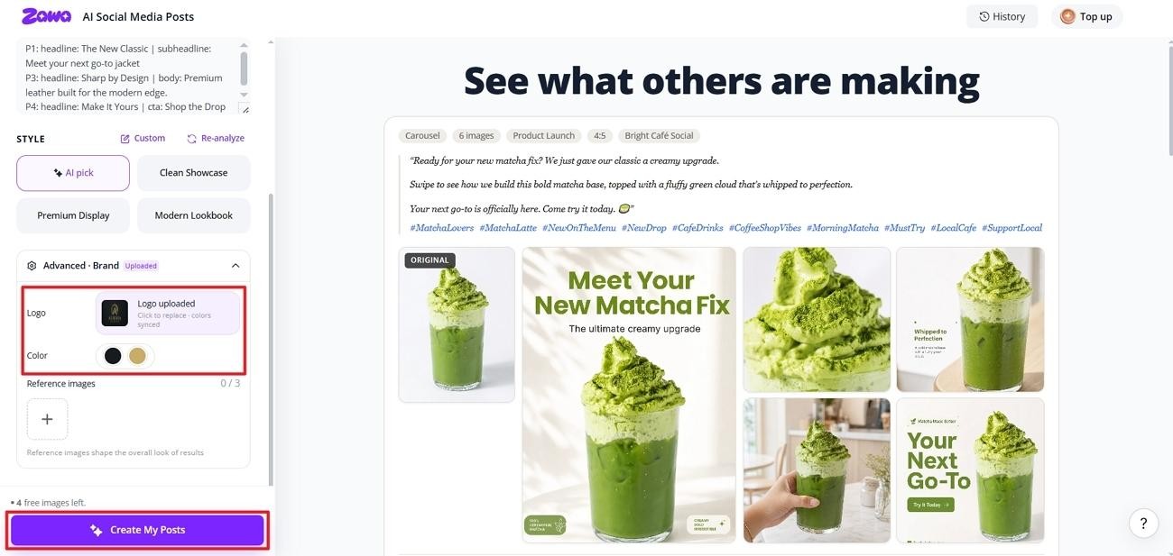add personal brand linkedin carousel post