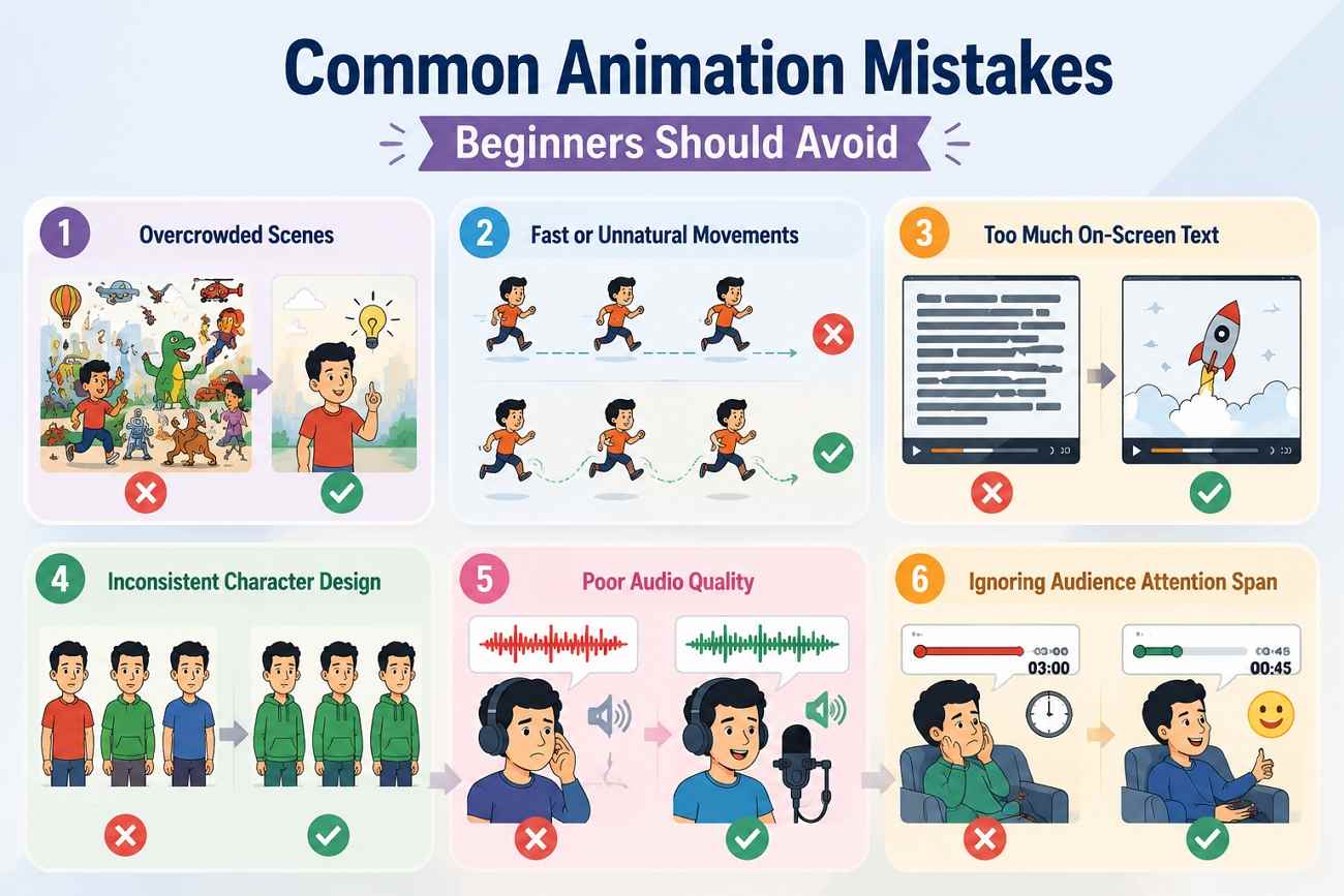 mistake beginners avoid ai animation