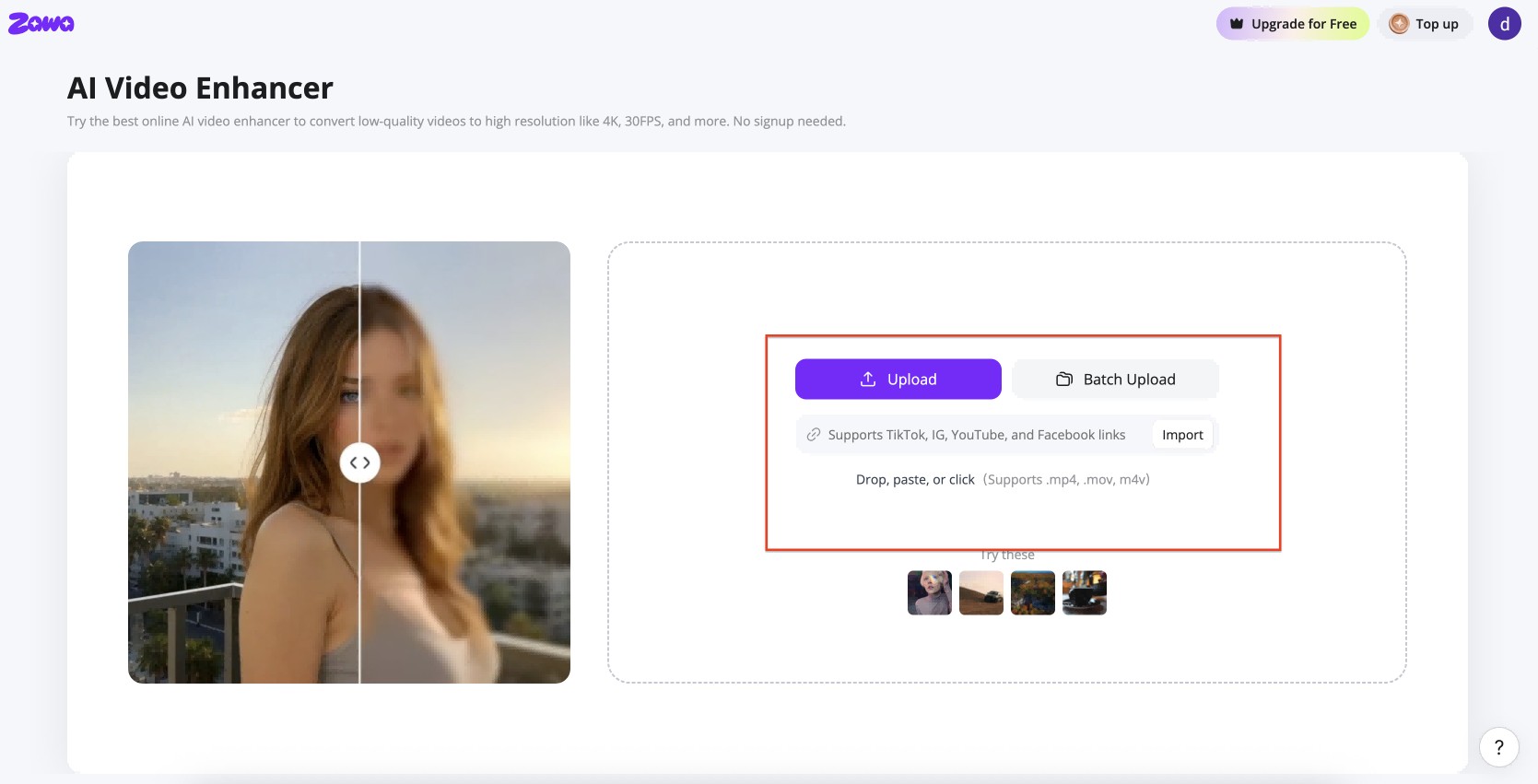 Upload your file