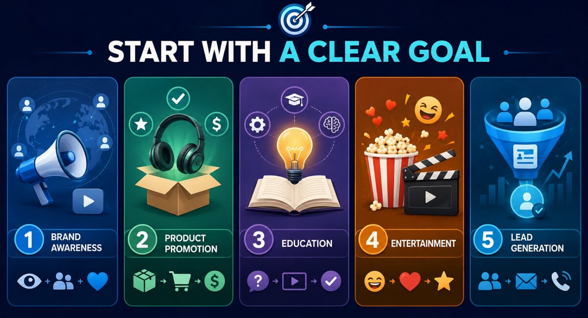 set goals for engaging video