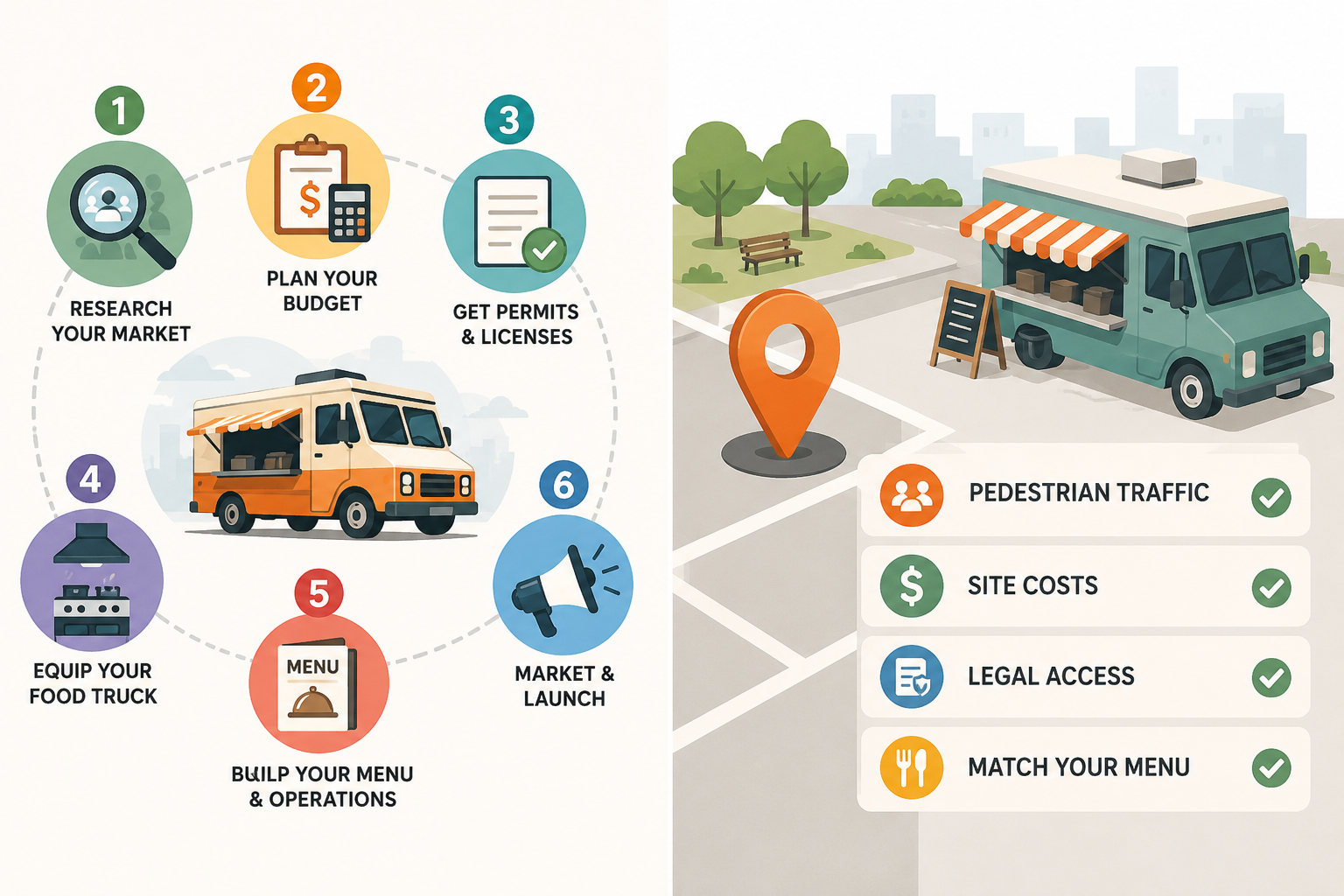 RoboNeo AI Poster for Food Truck Startup