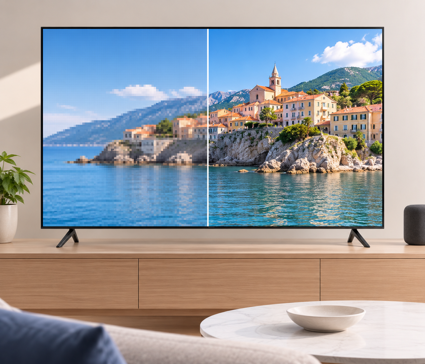 Zawa AI Image Upscaler for 4K TV