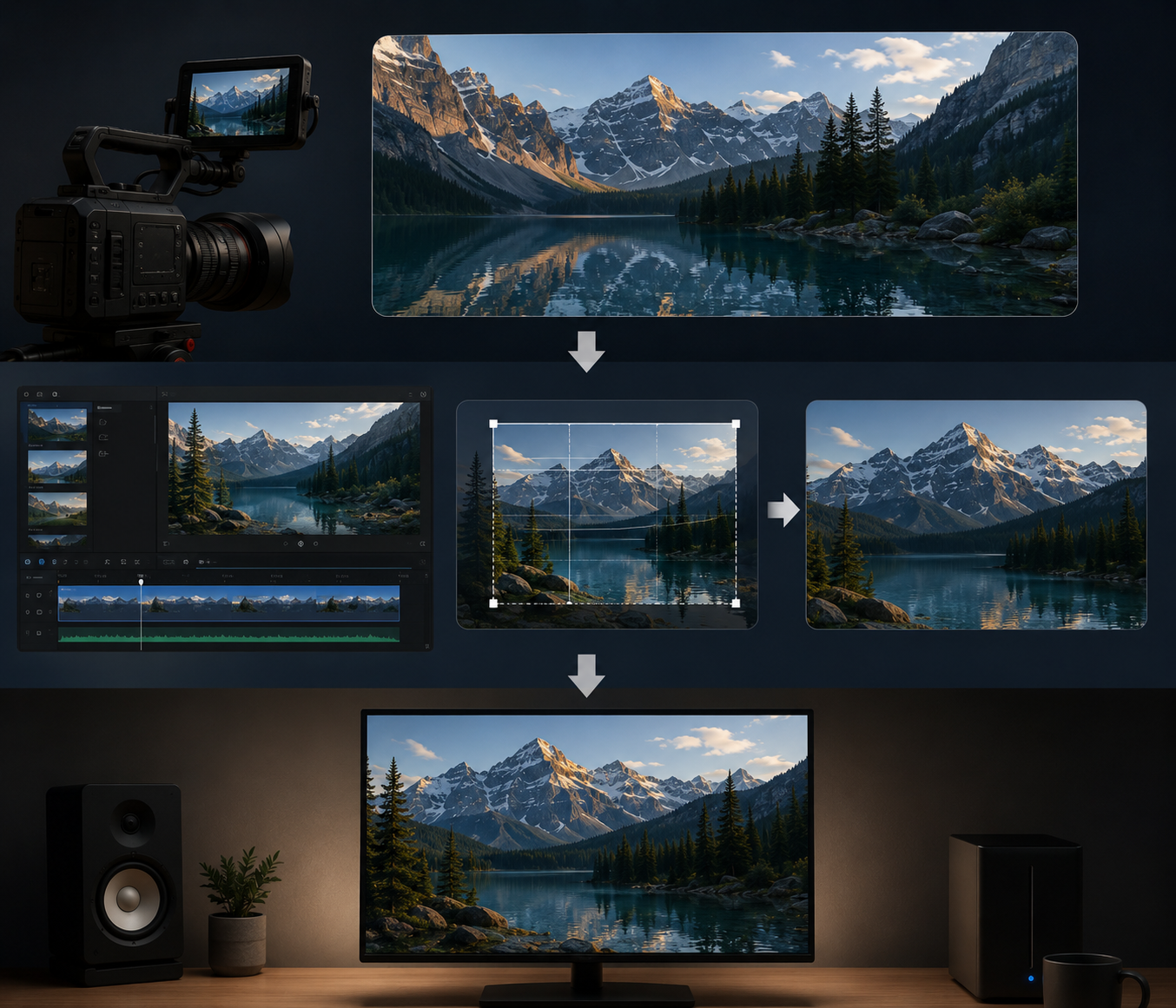 RoboNeo AI Video Enhancer Editing Workflow