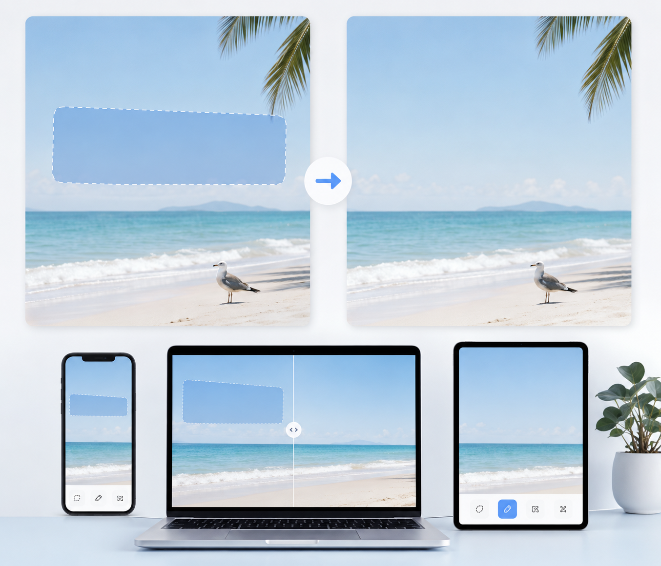 How to remove text from a picture with AI step by step