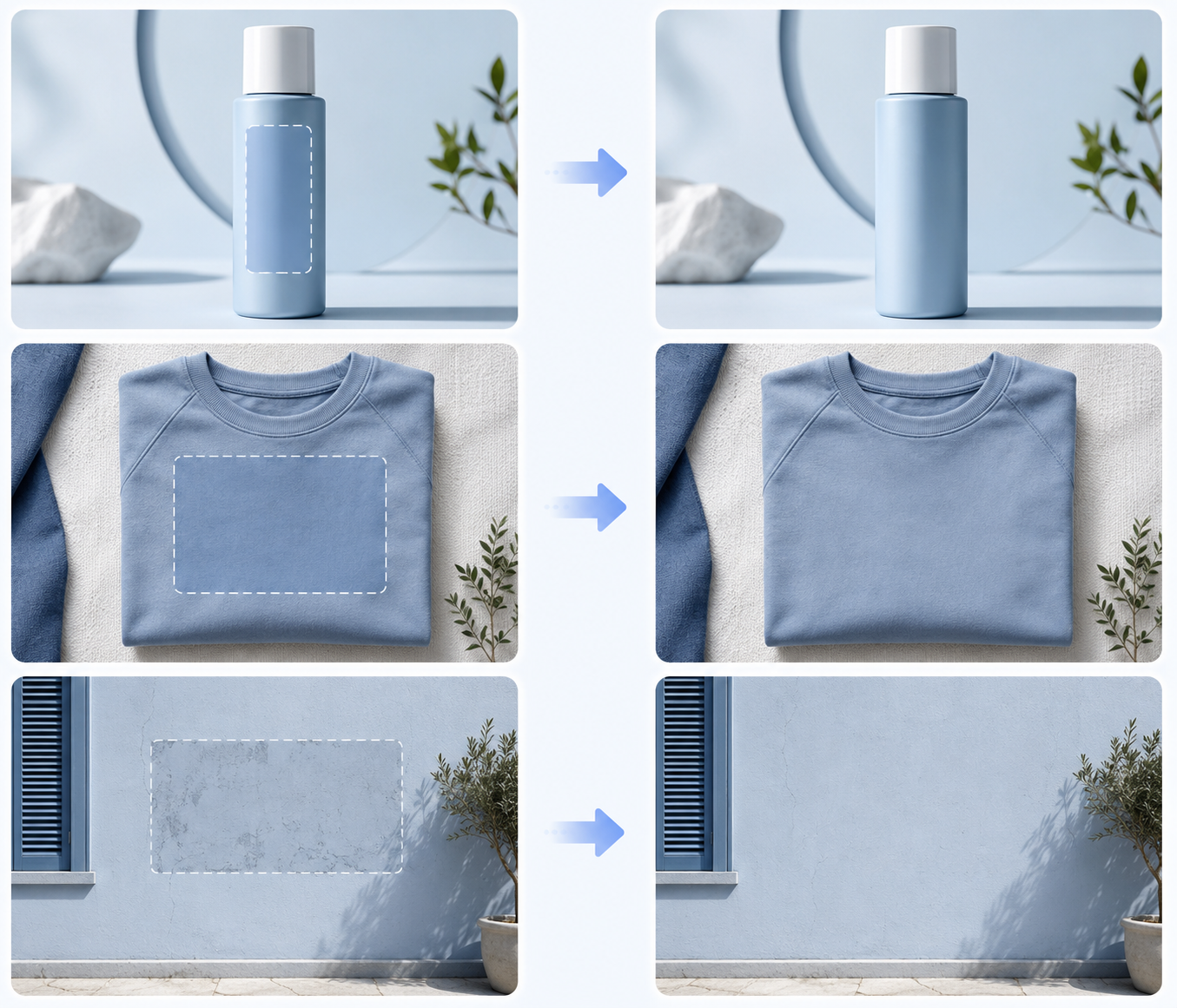 Remove unwanted text from photos with AI background restoration