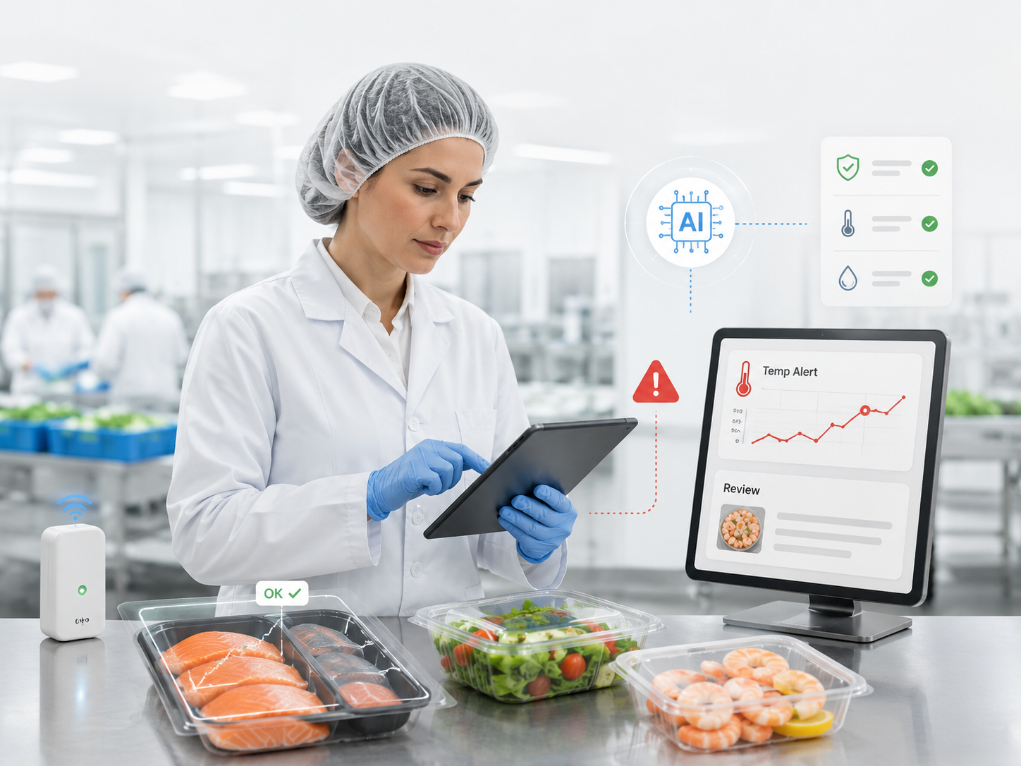 RoboNeo AI food safety monitoring tool
