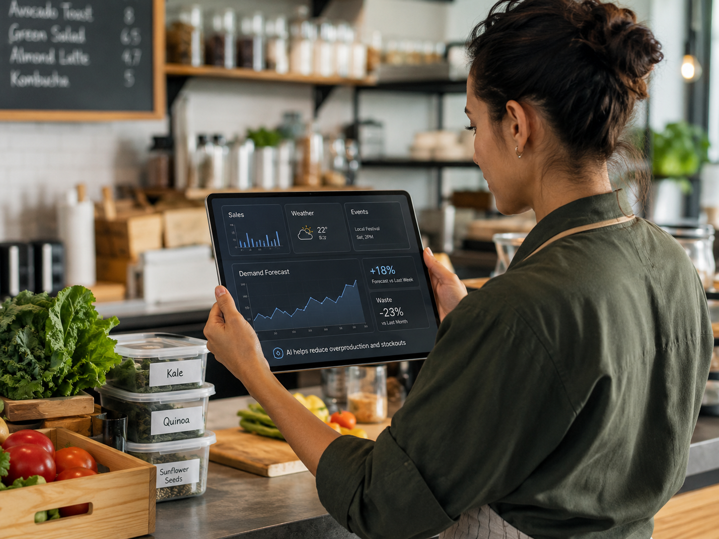 RoboNeo AI food demand forecasting tool
