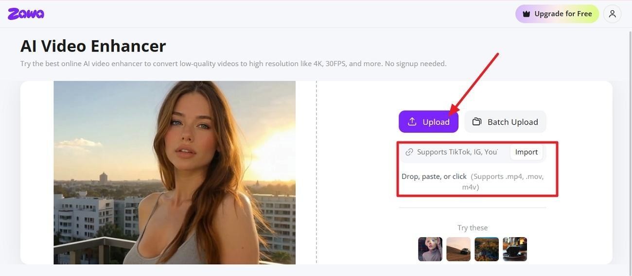 import your video files