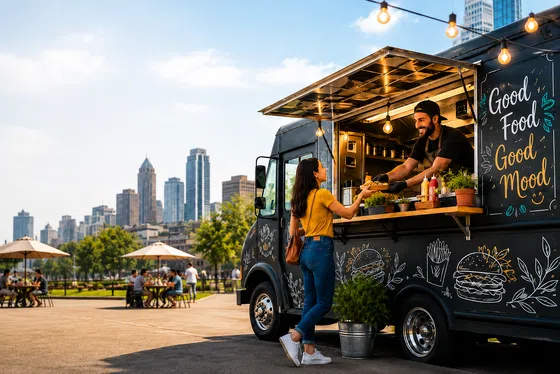 RoboNeo AI Poster for Food Truck Business