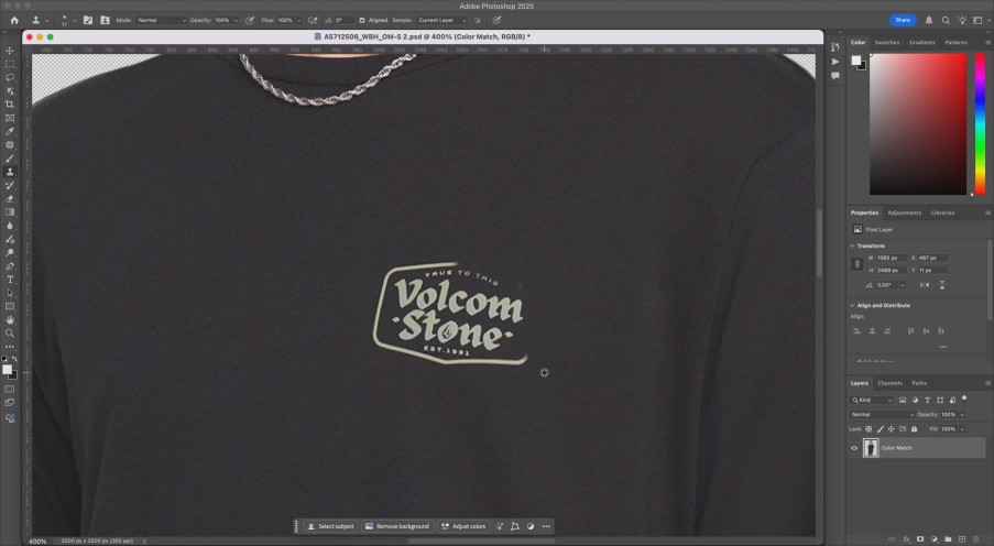 Paint over the over the watermark