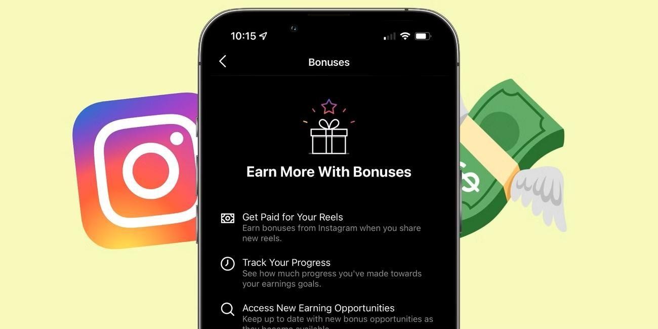 instagram bonuses earn money