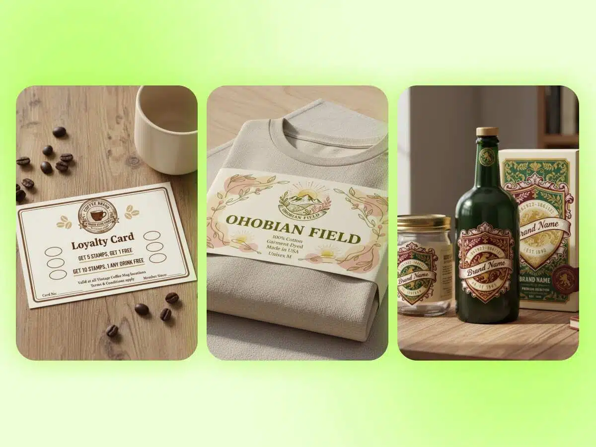 3 examples of 3d mockup