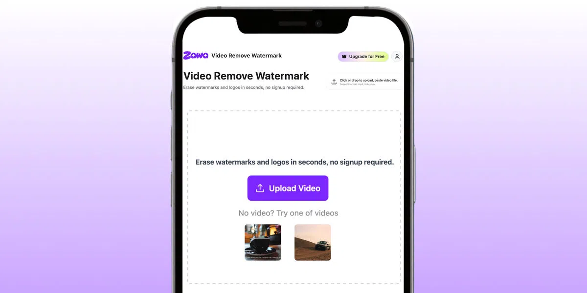 Remoção Instantânea de Marca d'Água de Vídeo