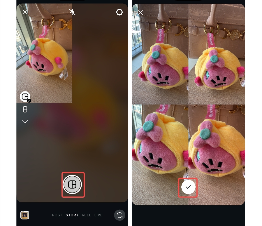 Choose a layout and add content to your grid