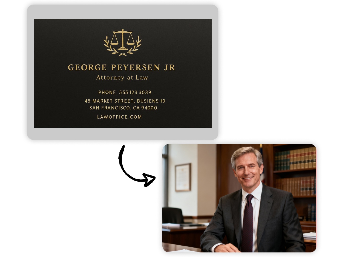 Legal Professional's business card