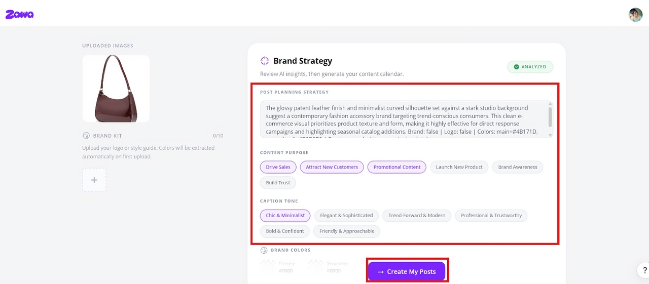 Customize your post strategy