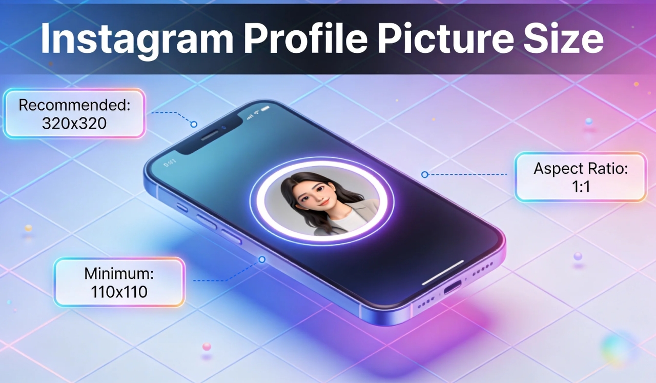 Instagram profile photo size