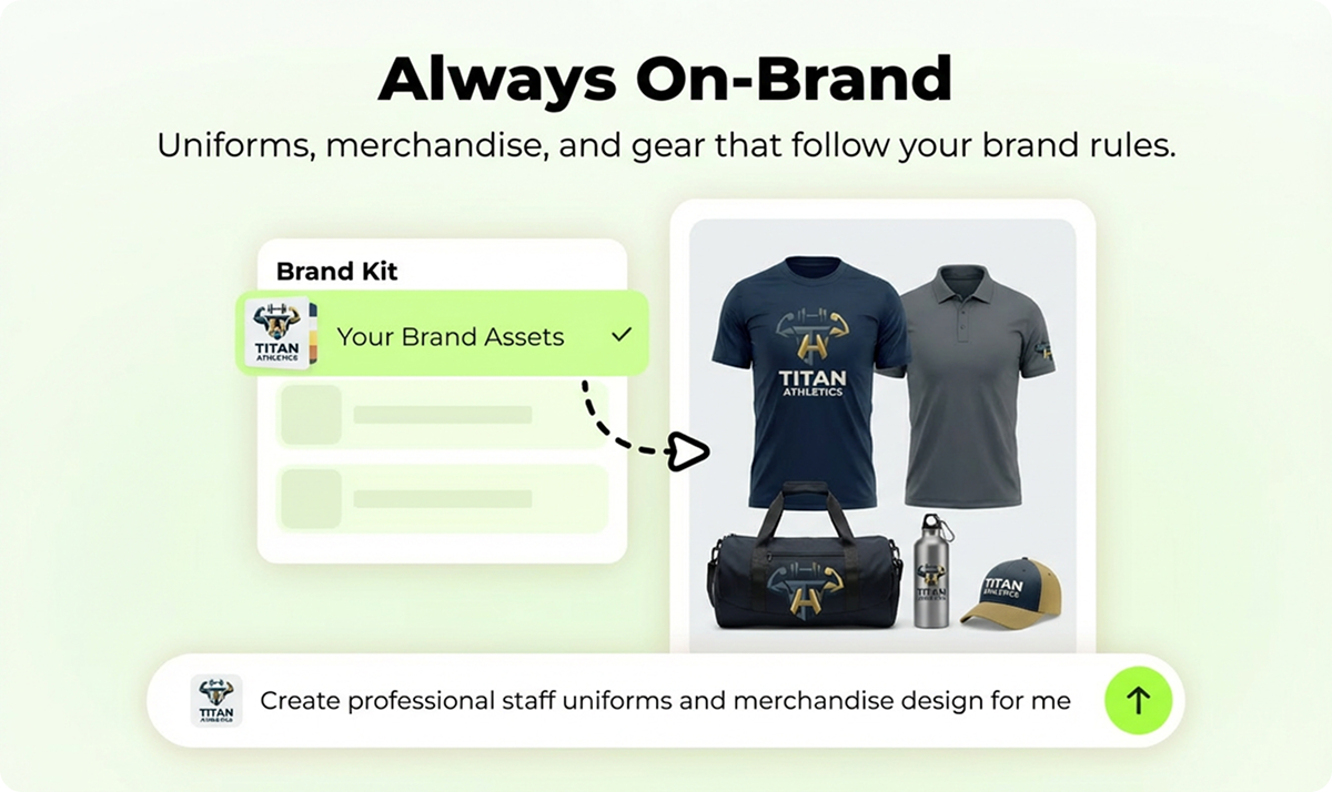 Seamless Branding Across Staff and Merch