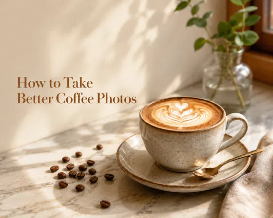 RoboNeo AI photo editor coffee photography tips