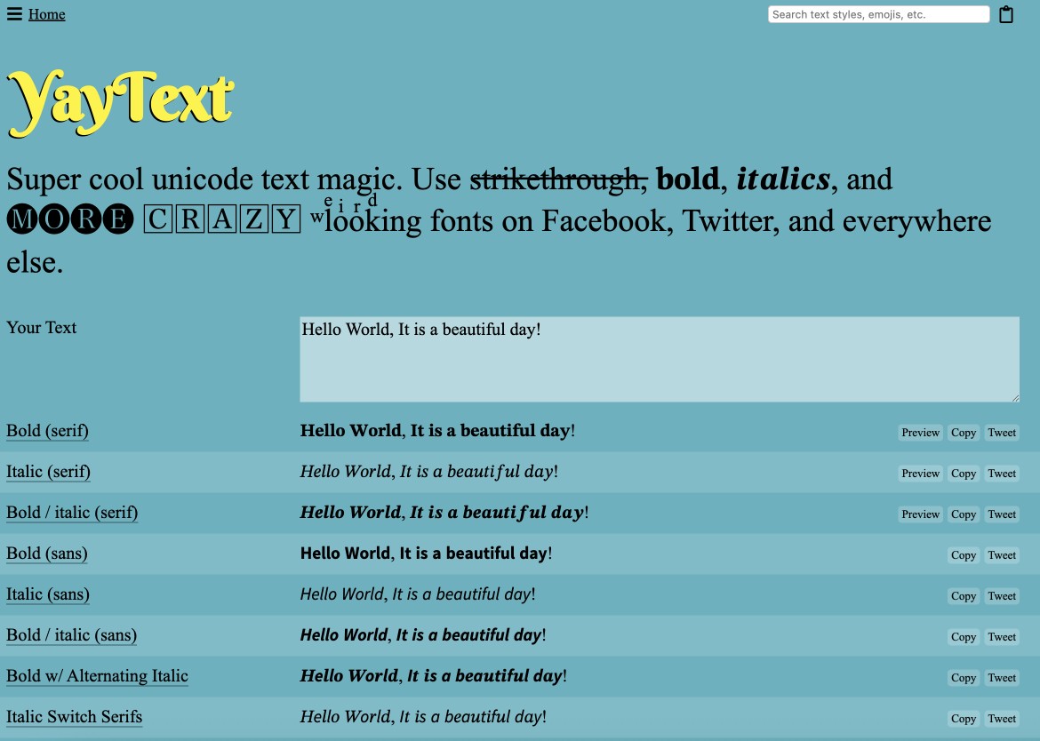 YayText