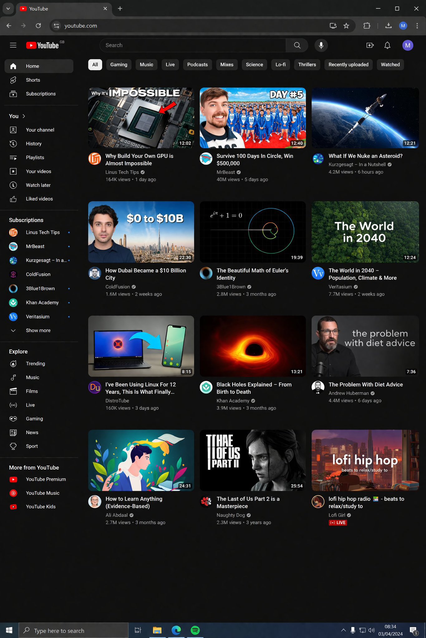 Social and editorial content