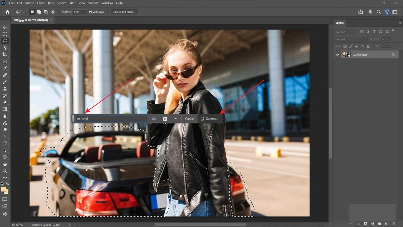  remove object using ai in photoshop