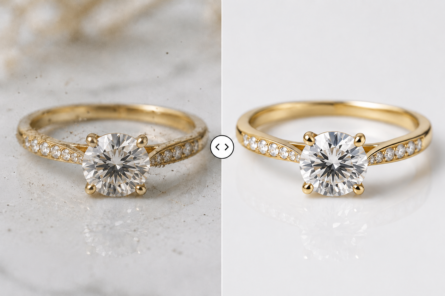 Zawa AI jewelry photo retouching