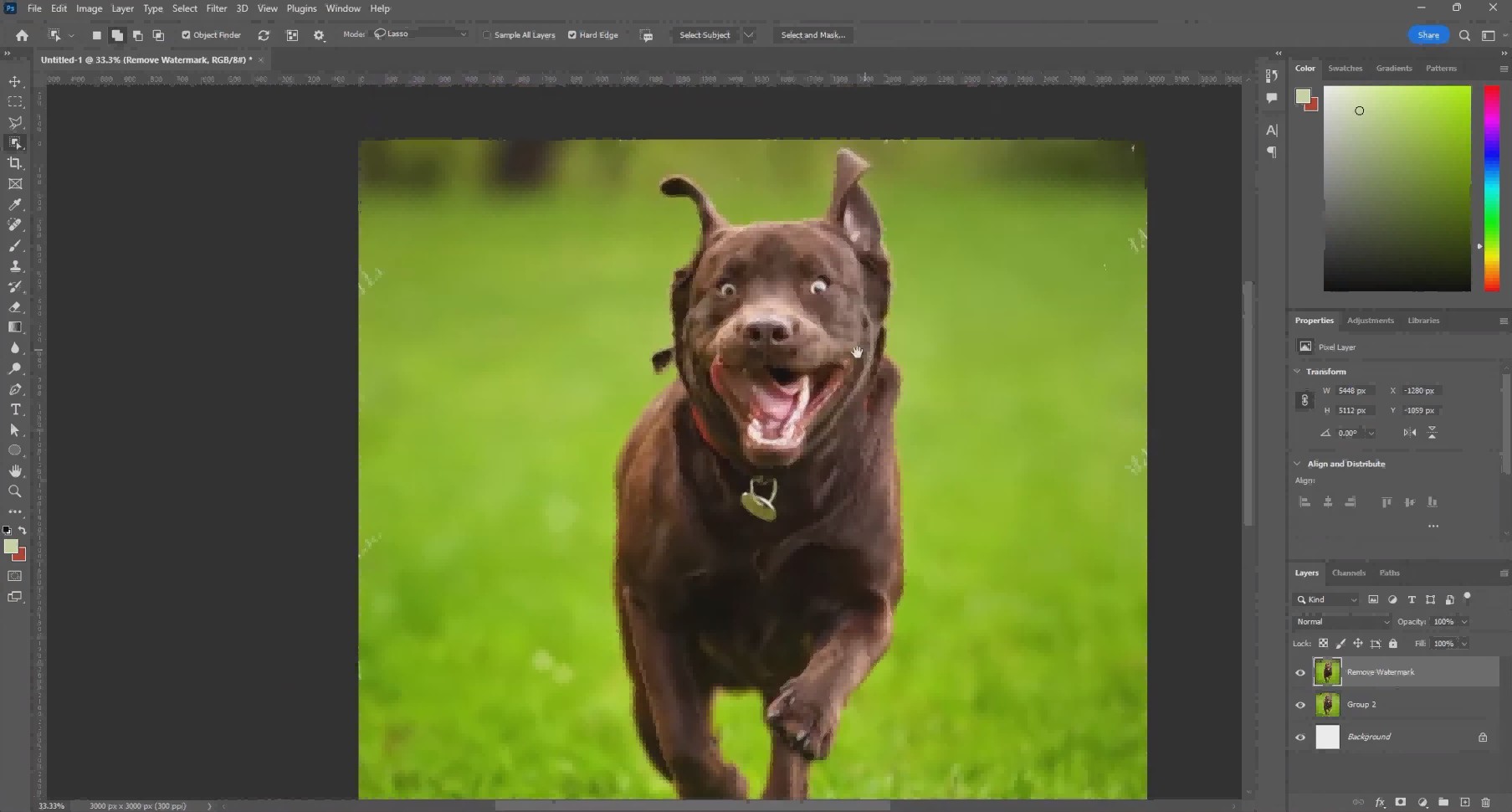 Refine and export