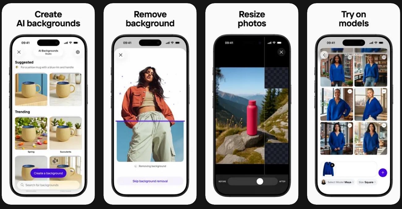 ai photo editing app features photoroom